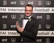 18 March 2018; Football For All International Player of the Year Gary Messitt during the 3 FAI International Awards at RTE Studios in Donnybrook, Dublin. Photo by Seb Daly/Sportsfile