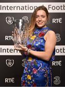 18 March 2018; Senior Women's International Player of the Year Harriet Scott during the 3 FAI International Awards at RTE Studios in Donnybrook, Dublin. Photo by Seb Daly/Sportsfile