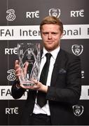 18 March 2018; Former Republic of Ireland international and Hall of Fame award winner Damien Duff during the 3 FAI International Awards at RTE Studios in Donnybrook, Dublin. Photo by Seb Daly/Sportsfile