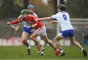 18 March 2018; Alan Cadogan of Cork in action against Michael Walsh and Conor Gleeson of Waterford during the Allianz Hurling League Division 1 Relegation Play-Off match between Waterford and Cork at Páirc Uí Rinn in Cork. Photo by Eóin Noonan/Sportsfile