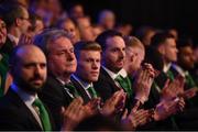 18 March 2018; Republic of Ireland international James McClean during the 3 FAI International Awards at RTE Studios in Donnybrook, Dublin. Photo by Stephen McCarthy/Sportsfile