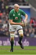 17 March 2018; Devin Toner of Ireland during the NatWest Six Nations Rugby Championship match between England and Ireland at Twickenham Stadium in London, England. Photo by Brendan Moran/Sportsfile