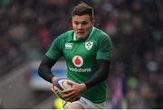 17 March 2018; Jacob Stockdale of Ireland during the NatWest Six Nations Rugby Championship match between England and Ireland at Twickenham Stadium in London, England. Photo by Brendan Moran/Sportsfile