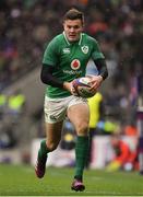 17 March 2018; Jacob Stockdale of Ireland during the NatWest Six Nations Rugby Championship match between England and Ireland at Twickenham Stadium in London, England. Photo by Brendan Moran/Sportsfile