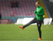 19 March 2018; Karl Sheppard of Cork City warming up ahead of the SSE Airtricity League Premier Division match between Cork City and Bohemians at Turner's Cross in Cork. Photo by Eóin Noonan/Sportsfile