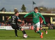 19 March 2018; Kieran Sadlier of Cork City in action against Derek Pender of Bohemians during the SSE Airtricity League Premier Division match between Cork City and Bohemians at Turner's Cross in Cork. Photo by Eóin Noonan/Sportsfile