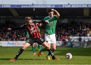19 March 2018; Shane Griffin of Cork City in action against Jonathan Lunney of Bohemians during the SSE Airtricity League Premier Division match between Cork City and Bohemians at Turner's Cross in Cork. Photo by Eóin Noonan/Sportsfile