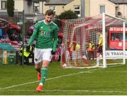 19 March 2018; Kieran Sadlier of Cork City celebrates after scoring his side's second goal during the SSE Airtricity League Premier Division match between Cork City and Bohemians at Turner's Cross in Cork. Photo by Eóin Noonan/Sportsfile