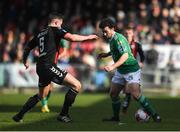 19 March 2018; Barry McNamee of Cork City in action against Rob Cornwall of Bohemians during the SSE Airtricity League Premier Division match between Cork City and Bohemians at Turner's Cross in Cork. Photo by Eóin Noonan/Sportsfile