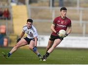 19 March 2018; Oisin Smyth of St.Ronan's College in action against Liam Og McElhone of St.Mary's Grammar during the MacRory Cup Final match between St Ronan's Lurgan and St. Mary's Grammar Magherafelt at Athletic Grounds, in Armagh. Photo by Philip Fitzpatrick/Sportsfile