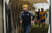 19 March 2018; Colm Galvin of Clare, named as no.18 on the match programme, makes his way out for the Allianz Hurling League Division 1 quarter-final match between Limerick and Clare at the Gaelic Grounds in Limerick.  Photo by Diarmuid Greene/Sportsfile
