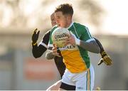 19 March 2018; Cian Donohue of Offaly in action against Charles Harrison of Sligo during the Allianz Football League Division 3 Round 6 match between Offaly and Sligo at Bord Na Mona O'Connor Park in Tullamore, Offaly  Photo by Matt Browne/Sportsfile