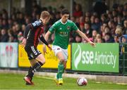 19 March 2018; Shane Griffin of Cork City in action against Jonathan Lunney of Bohemians during the SSE Airtricity League Premier Division match between Cork City and Bohemians at Turner's Cross in Cork. Photo by Eóin Noonan/Sportsfile