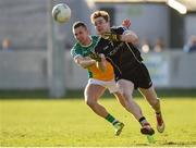 19 March 2018; Kevin McDonnell of Sligo in action against Anton Sullivan of Offaly during the Allianz Football League Division 3 Round 6 match between Offaly and Sligo at Bord Na Mona O'Connor Park in Tullamore, Offaly  Photo by Matt Browne/Sportsfile
