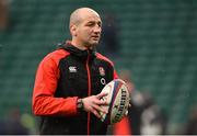 17 March 2018; England forwards coach Steve Borthwick ahead of the NatWest Six Nations Rugby Championship match between England and Ireland at Twickenham Stadium in London, England. Photo by Ramsey Cardy/Sportsfile