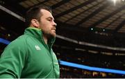 17 March 2018; Cian Healy of Ireland walks out prior to the NatWest Six Nations Rugby Championship match between England and Ireland at Twickenham Stadium in London, England. Photo by Brendan Moran/Sportsfile