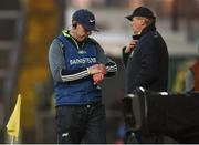 19 March 2018; Clare joint managers Gerry O'Connor, left, and Donal Moloney during the Allianz Hurling League Division 1 quarter-final match between Limerick and Clare at the Gaelic Grounds in Limerick. Photo by Diarmuid Greene/Sportsfile