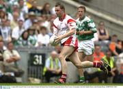 3 August 2003; Gerard Cavlan of Tyrone during the Bank of Ireland All-Ireland Senior Football Championship Quarter Final match between Tyrone and Fermanagh at Croke Park in Dublin. Photo by Brendan Moran/Sportsfile