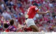 10 August 2003; Setanta O'hAilpin of Cork, catches the sliothar on the way to scoring his sides second goal during the Guinness All-Ireland Senior Hurling Championship Semi-Final match between Cork and Wexford at Croke Park in Dublin. Photo by Damien Eagers/Sportsfile