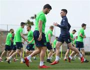 20 March 2018; Declan Rice during Republic of Ireland squad training at Regnum Sports Centre in Belek, Turkey. Photo by Stephen McCarthy/Sportsfile