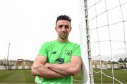20 March 2018; Enda Stevens poses for a portrait following Republic of Ireland squad training at Regnum Sports Centre in Belek, Turkey. Photo by Stephen McCarthy/Sportsfile