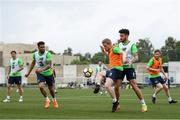 20 March 2018; Daryl Horgan and Derrick Williams, right, during Republic of Ireland squad training at Regnum Sports Centre in Belek, Turkey. Photo by Stephen McCarthy/Sportsfile