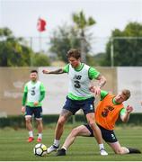 20 March 2018; Jeff Hendrick and Daryl Horgan, right, during Republic of Ireland squad training at Regnum Sports Centre in Belek, Turkey. Photo by Stephen McCarthy/Sportsfile