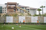 20 March 2018; Daryl Horgan and his Republic of Ireland team-mates during squad training at Regnum Sports Centre in Belek, Turkey. Photo by Stephen McCarthy/Sportsfile