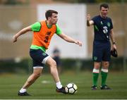 20 March 2018; Seamus Coleman and assistant manager Roy Keane during Republic of Ireland squad training at Regnum Sports Centre in Belek, Turkey. Photo by Stephen McCarthy/Sportsfile