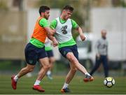 20 March 2018; Kevin Long, right, and Shane Long during Republic of Ireland squad training at Regnum Sports Centre in Belek, Turkey. Photo by Stephen McCarthy/Sportsfile