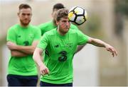 20 March 2018; Eunan O'Kane during Republic of Ireland squad training at Regnum Sports Centre in Belek, Turkey. Photo by Stephen McCarthy/Sportsfile