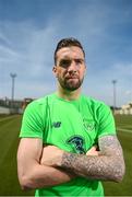 21 March 2018; Shane Duffy poses for a portrait after speaking to media following Republic of Ireland squad training at Regnum Sports Centre in Belek, Turkey. Photo by Stephen McCarthy/Sportsfile