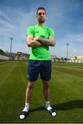 21 March 2018; Shane Duffy poses for a portrait after speaking to media following Republic of Ireland squad training at Regnum Sports Centre in Belek, Turkey. Photo by Stephen McCarthy/Sportsfile
