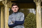 21 March 2018; Ryan Manning poses for a portrait following a Republic of Ireland U21 press conference at Dunboyne Castle in Dunboyne, Co Meath. Photo by Seb Daly/Sportsfile