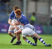 21 March 2018; Matthew Black of St Mary's College is tackled by Milo Byrnes of Blackrock College during the Bank of Ireland Leinster Schools Junior Cup Final match between St Mary's College and Blackrock College at Energia Park in Dublin. Photo by Daire Brennan/Sportsfile