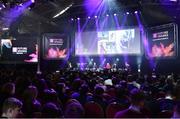 22 March 2018; A general view during &quot;The Multi-Faceted Industry of Sport&quot; on the Main Stage at the AIB Future Sparks Festival in the RDS, Dublin. The event saw 45 leaders in business, sport, music, technology and creative arts meet with over 5,000 students from across Ireland inspiring conversation and celebrating the opportunities within their futures with a series of hands-on workshops, inspirational talks and panel discussions with thought leaders from a broad range of industries and disciplines. #backingstudents. Photo by Sam Barnes/Sportsfile