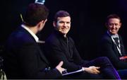22 March 2018; Former International Rugby Player Gordon D’Arcy in attendance during &quot;The Multi-Faceted Industry of Sport&quot; on the Main Stage at the AIB Future Sparks Festival in the RDS, Dublin. The event saw 45 leaders in business, sport, music, technology and creative arts meet with over 5,000 students from across Ireland inspiring conversation and celebrating the opportunities within their futures with a series of hands-on workshops, inspirational talks and panel discussions with thought leaders from a broad range of industries and disciplines. #backingstudents. Photo by Sam Barnes/Sportsfile