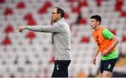 22 March 2018; Manager Martin O'Neill and Declan Rice during a Republic of Ireland training session at Antalya Stadium in Antalya, Turkey. Photo by Stephen McCarthy/Sportsfile