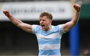 23 March 2018; Liam Turner of Blackrock College celebrates at the final whistle of the Bank of Ireland Leinster Schools Senior Cup Final match between Belvedere College and Blackrock College at the RDS Arena in Ballsbridge, Dublin. Photo by Ramsey Cardy/Sportsfile