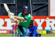 23 March 2018; Andy McBrine of Ireland in action during the ICC Cricket World Cup Qualifier match between Ireland and Afghanistan at Harare Sports Club in Harare, Zimbabwe. Photo by Jekesai Njikizana/Sportsfile