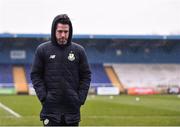 23 March 2018; Shamrock Rovers head coach Stephen Bradley prior to the SSE Airtricity League Premier Division match between Waterford and Shamrock Rovers at the RSC in Waterford.  Photo by Seb Daly/Sportsfile