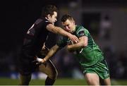 23 March 2018; Matt Healy of Connacht is tackled by Chris Dean of Edinburgh during the Guinness PRO14 Round 18 match between Connacht and Edinburgh at the Sportsground in Galway. Photo by Diarmuid Greene/Sportsfile