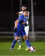 23 March 2018; Courtney Duffus of Waterford in action against Greg Bolger of Shamrock Rovers during the SSE Airtricity League Premier Division match between Waterford and Shamrock Rovers at the RSC in Waterford.  Photo by Seb Daly/Sportsfile