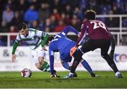 23 March 2018; Trevor Clarke of Shamrock Rovers in action against John Kavanagh of Waterford during the SSE Airtricity League Premier Division match between Waterford and Shamrock Rovers at the RSC in Waterford.  Photo by Seb Daly/Sportsfile
