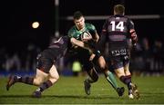 23 March 2018; Tom Farrell of Connacht is tackled by Mark Bennett of Edinburgh during the Guinness PRO14 Round 18 match between Connacht and Edinburgh at the Sportsground in Galway. Photo by Diarmuid Greene/Sportsfile