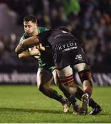 23 March 2018; Caolin Blade of Connacht is tackled by Viliame Mata of Edinburgh during the Guinness PRO14 Round 18 match between Connacht and Edinburgh at the Sportsground in Galway. Photo by Diarmuid Greene/Sportsfile