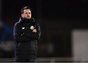 23 March 2018; Shamrock Rovers head coach Stephen Bradley during the SSE Airtricity League Premier Division match between Waterford and Shamrock Rovers at the RSC in Waterford.  Photo by Seb Daly/Sportsfile