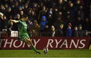 23 March 2018; Craig Ronaldson of Connacht kicks a penalty during the Guinness PRO14 Round 18 match between Connacht and Edinburgh at the Sportsground in Galway. Photo by Diarmuid Greene/Sportsfile