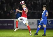 23 March 2018; Jamie Lennon of St Patrick's Athletic in action against Colm Walsh-O'Loghlen of Limerick during the SSE Airtricity League Premier Division match between St Patrick's Athletic and Limerick at Richmond Park in Dublin.  Photo by Piaras Ó Mídheach/Sportsfile