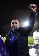 23 March 2018; Waterford manager Alan Reynolds celebrates following his side's victory during the SSE Airtricity League Premier Division match between Waterford and Shamrock Rovers at the RSC in Waterford.  Photo by Seb Daly/Sportsfile